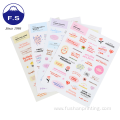 Logo Coated Recycled Paper Sticker Customized